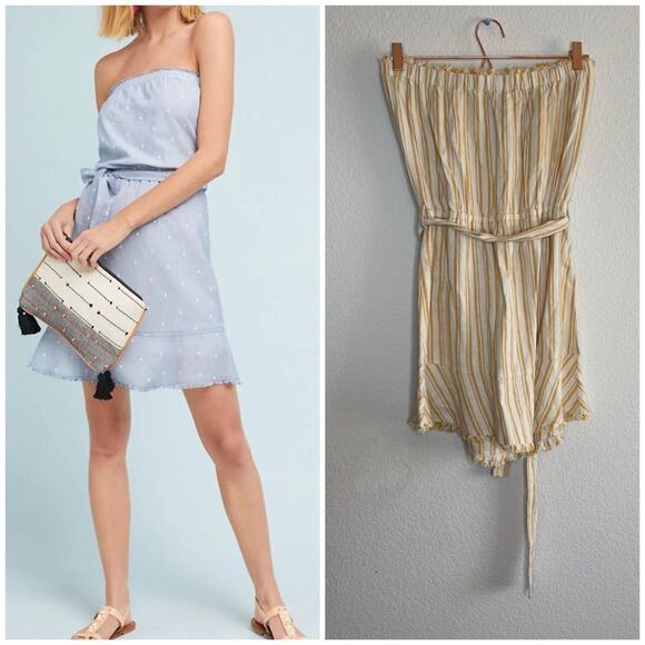 NWOT Anthropologie linen blend dress - Picture 1 of 8